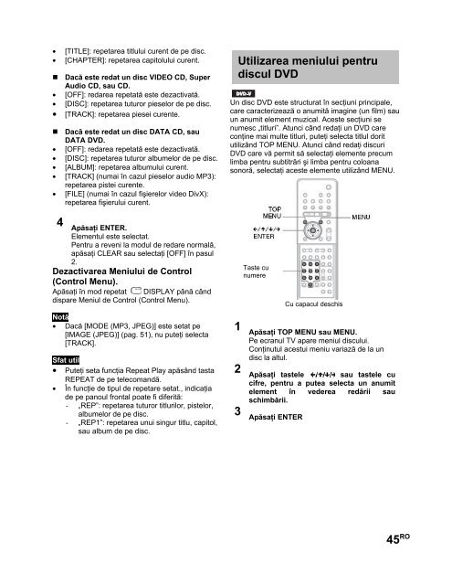 Sony DAV-X1G - DAV-X1G Istruzioni per l'uso Rumeno