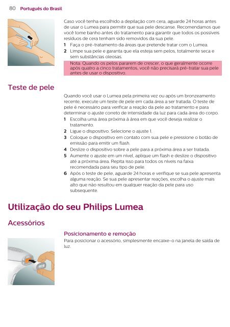 Philips Lumea Prestige Epilateur &agrave; lumi&egrave;re puls&eacute;e - Mode d&rsquo;emploi - ESP