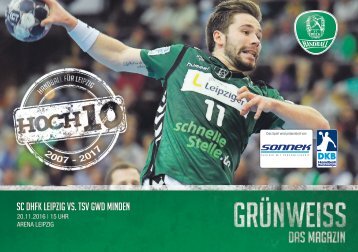 GRÜNWEISS – das Magazin der DHfK-Handballer – Heft 07 – Saison 2016/17