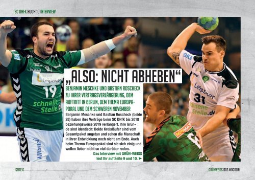 GRÜNWEISS – das Magazin der DHfK-Handballer – Heft 07 – Saison 2016/17