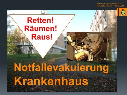 Retten-Räumen-Aus! - Notfallevakuierung Krankenhaus: "Retten ...