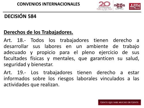 1. MARCO LEGAL EN PREVENCIÓN DE RIESGOS LABORALES EN EL ECUADOR