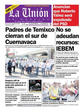 padres de temixco cierran el sur de cuernavaca No se adeudan recursos iEbEm