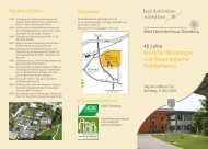Flyer 40 Jahre Neurologie farbig - Bezirkskrankenhaus Günzburg
