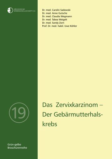 Das Zervixkarzinom – Der Gebärmutterhals- krebs - St. Georg