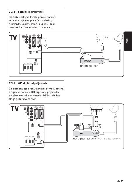 Philips TV LCD - Mode d&rsquo;emploi - SRP