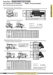 Superfloor - Modell C08/17 bis C15/40 mit natürlicher ... - Kalor