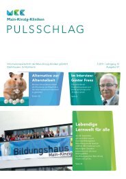 Pulsschlag - Main-Kinzig-Kliniken