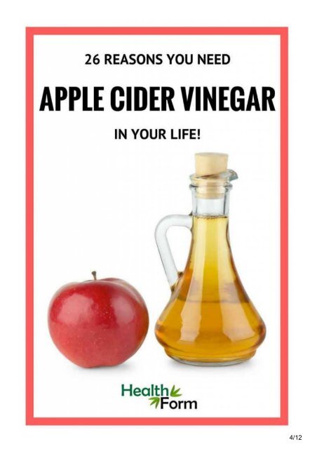 26 Reasons You Need Apple Cider Vinegar (ACV) In Your Life