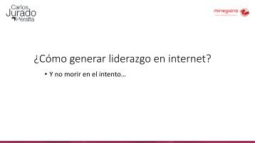 Cómo generar liderazgo en internet 