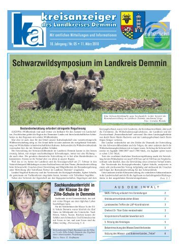 Schwarzwildsymposium im Landkreis Demmin - inter