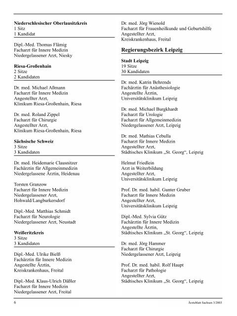 Kammerversammlung - Sächsische Landesärztekammer