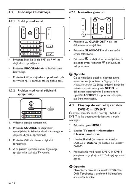 Philips TV LCD - Mode d&rsquo;emploi - SLV