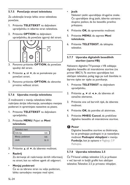 Philips TV LCD - Mode d&rsquo;emploi - SLV