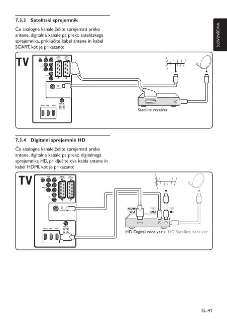 Philips TV LCD - Mode d&rsquo;emploi - SLV