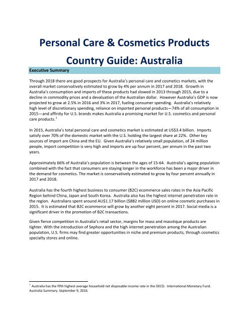 Asia Personal Care & Cosmetics Market Guide 2016