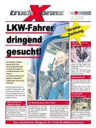 LKW-Fahrer dringend gesucht! - truck-Xpress