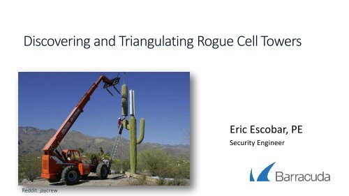 Discovering and Triangulating Rogue Cell Towers