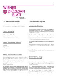 Diözesanblatt 2006 - Thema Kirche