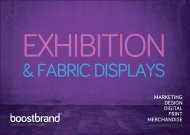 Exhibitions & Fabric Displays Brochure RRP