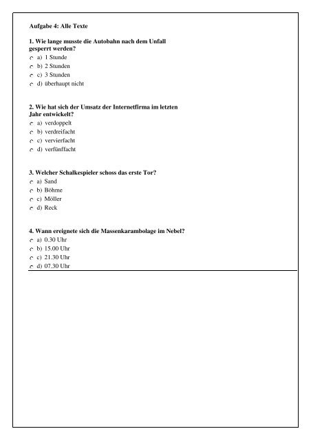 Eignungstest (Muster)