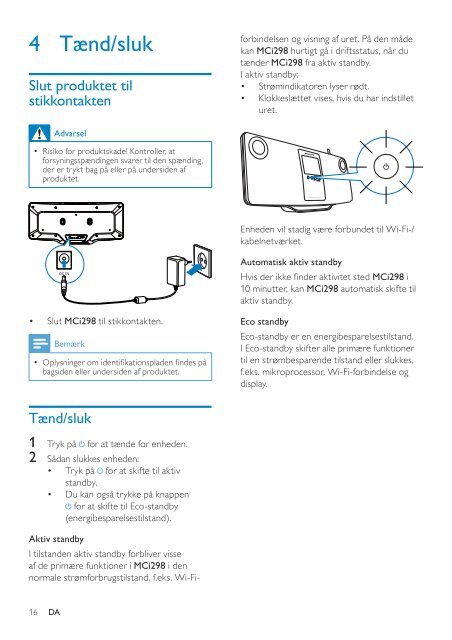 Philips Streamium Microcha&icirc;ne hi-fi sans fil - Mode d&rsquo;emploi - DAN