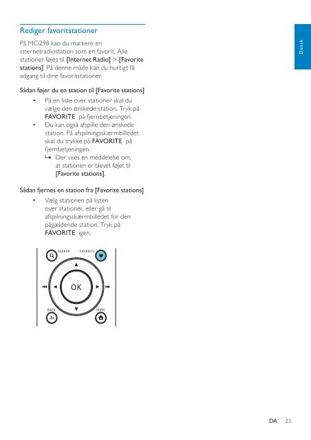 Philips Streamium Microcha&icirc;ne hi-fi sans fil - Mode d&rsquo;emploi - DAN