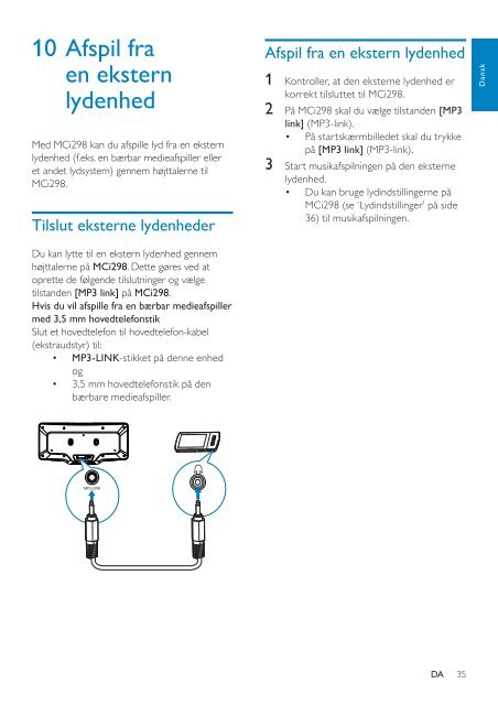 Philips Streamium Microcha&icirc;ne hi-fi sans fil - Mode d&rsquo;emploi - DAN