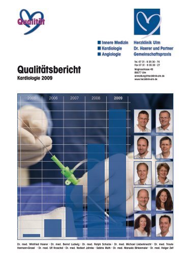 Qualitätsbericht Kardiologie 2009 - Herzklinik Ulm