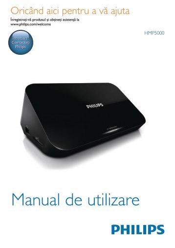 Philips Lecteur multimÃ©dia HD - Mode dâemploi - RON