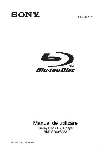Sony BDP-S360 - BDP-S360 Istruzioni per l'uso Rumeno