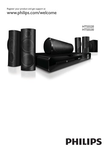 Philips Home CinÃ©ma 5 enceintes - Mode dâemploi - DEU