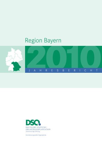 Jahresbericht der DSO als pdf - Transplantationszentrum ...