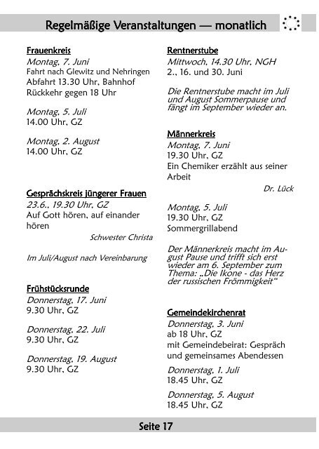 Gemeindebrief 10.06-10.08.pub - Ev. Kirchengemeinde Sankt Marien