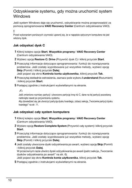 Sony VGN-FW54MR - VGN-FW54MR Guida alla risoluzione dei problemi Rumeno