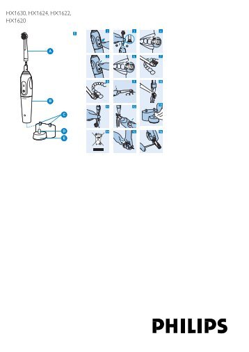 Philips Sonicare 1600-Series Brosse Ã  dents rechargeable - Mode dâemploi - ESP