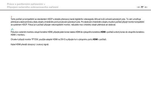 Sony VPCEB4X8E - VPCEB4X8E Istruzioni per l'uso Ceco