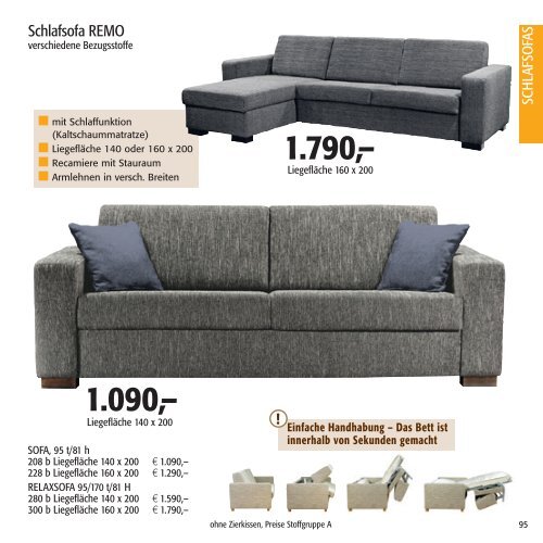 Schlafsofas StÜhle Sofa