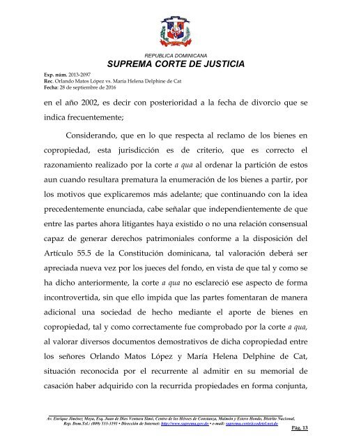 SUPREMA CORTE DE JUSTICIA