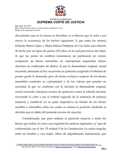 SUPREMA CORTE DE JUSTICIA