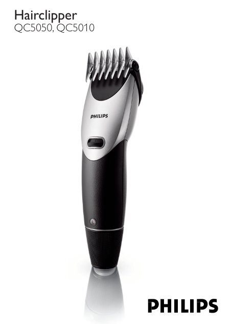 Philips Hairclipper series 1000 Tondeuse &agrave; cheveux - Mode d&rsquo;emploi - ESP