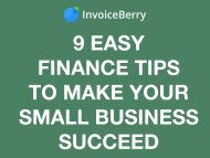 9 Easy Finance Tips to Make Your Small Business Succeed