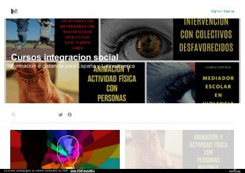 Cursos integracion social