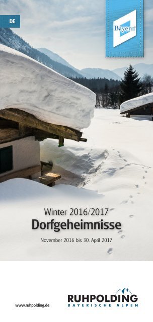 Dorfgeheimnisse Ruhpolding 2016/17