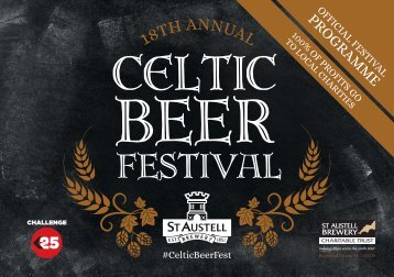 18th Annual Celtic Beer Festival Programme 2016