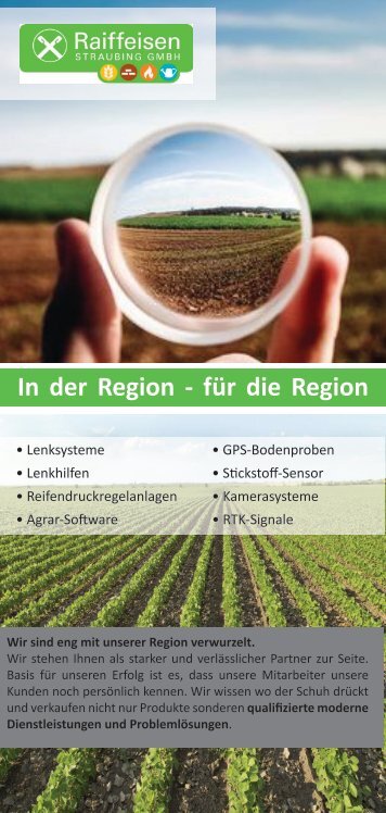 Flyer Plendl LenkSysteme-Raiffeisen