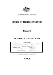 House of Representatives