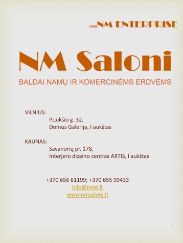 NM Saloni prezentacija