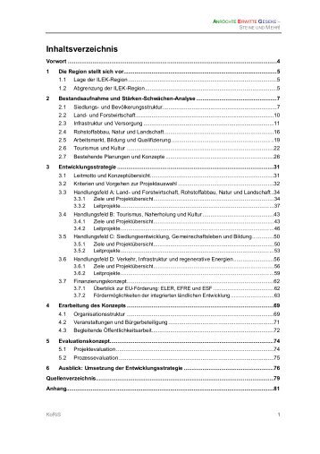 Abbildungs- und Tabellenverzeichnis - Geseke