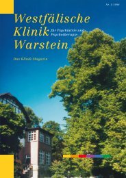 Westfälische Klinik Warstein - Klinikmagazin